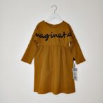 Garstyčių spalvos suknelė "Imagination"