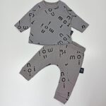 Komplektukas berniukui "Raidės"