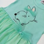 Mėtinė suknelė "Mažas zuikis" - Image 2