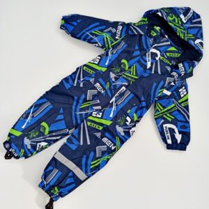 zieminis-rudeniui-kombinezonas-berniukui-zalia-melyna-viduje-flanele-su-kapisonu-neperpuciamas-neperlijamas-priekis-drugeliukai.lt