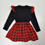 languota-suknele-su-mikes-aplikacija-ir-priutais-sparniukais-juoda-raudona-kaledoms-mergaitei-rubai-vaikams-nugara-drugeliukai.lt