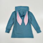 Trikotažinis džemperis su ausytėmis "Mėlyna" - Image 4