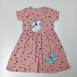 Trumpomis rankovėmis suknelė "Zuikis ir drugelis" - Image 5