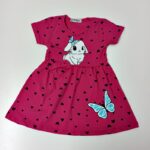 Trumpomis rankovėmis suknelė "Zuikis ir drugelis" - Image 3